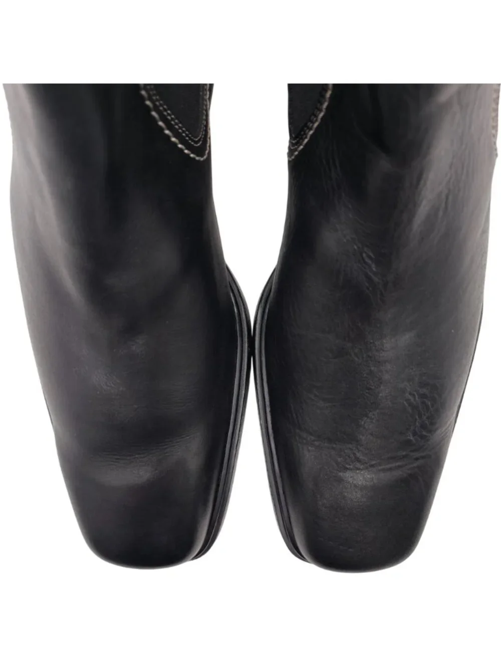 Donald J Pliner Mens 12M Black Leather Stylish Ankle Dress Shoes Boots